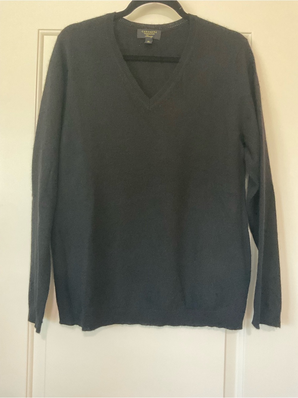 Charter Club Women's V-Neck Sweater - Black